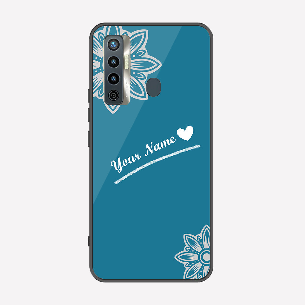 Tecno Camon 17 Cover - Personalized Name Series - Premium Printed Metal soft Bumper shock Proof Case