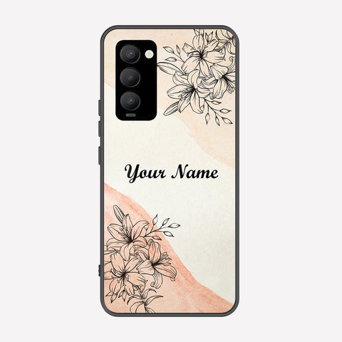 Tecno Camon 18P Cover - Personalized Name Series - Premium Printed Metal soft Bumper shock Proof Case