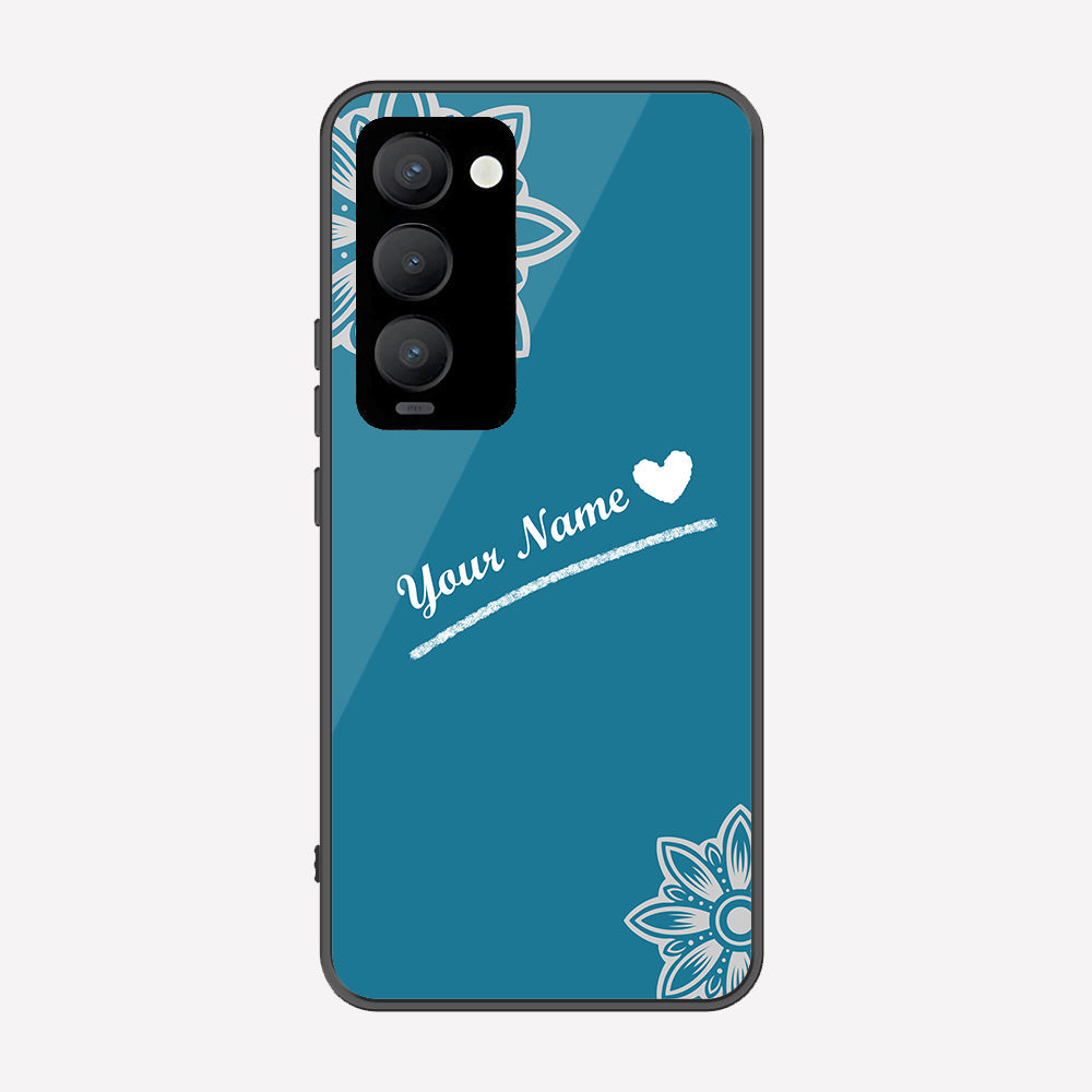 Tecno Camon 18 Premier Cover - Personalized Name Series - Premium Printed Metal soft Bumper shock Proof Case