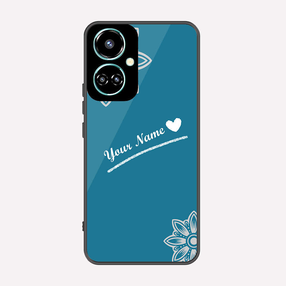 Tecno Camon 19 Pro Cover - Personalized Name Series - Premium Printed Metal soft Bumper shock Proof Case