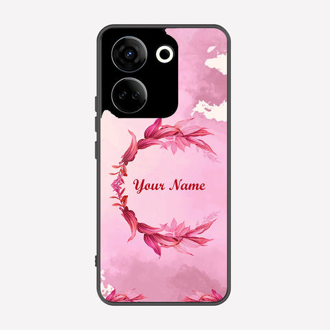 Tecno Camon 20 Cover - Personalized Name Series - Premium Printed Metal soft Bumper shock Proof Case