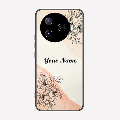 Tecno Camon 30 Pro 5G Cover - Personalized Name Series - Premium Printed Metal soft Bumper shock Proof Case
