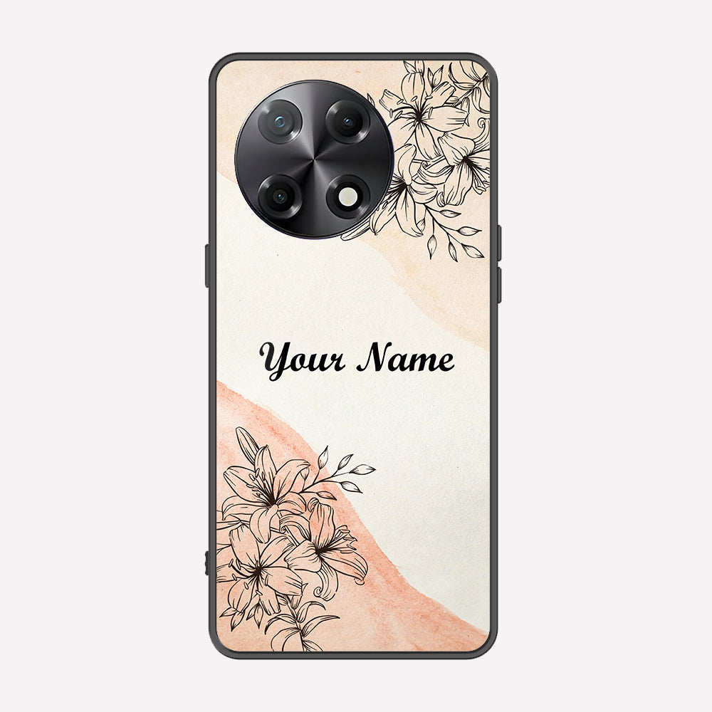 Tecno Camon 30S Cover - Personalized Name Series - Premium Printed Metal soft Bumper shock Proof Case