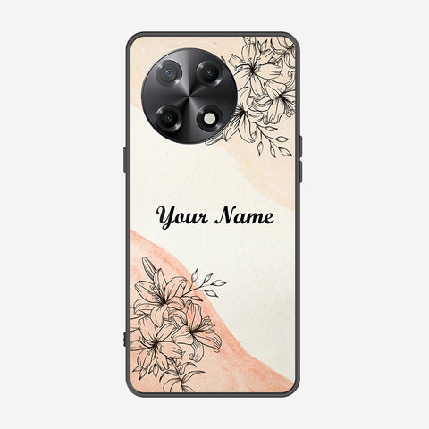 Tecno Camon 30S Cover - Personalized Name Series - Premium Printed Metal soft Bumper shock Proof Case