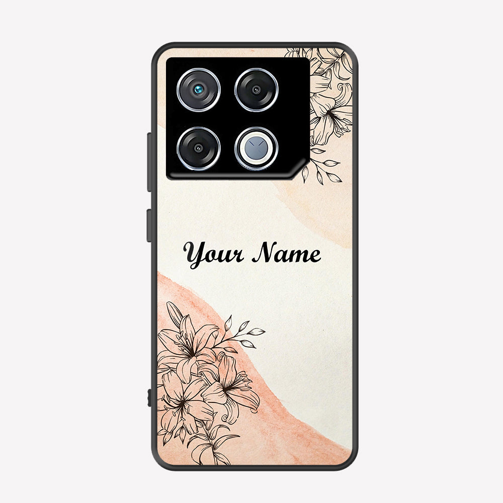 Infinix GT 20 Pro Cover - Personalized Name Series - Premium Printed Metal soft Bumper shock Proof Case