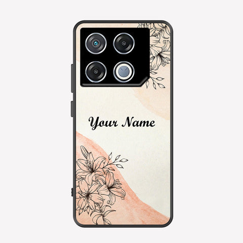 Infinix GT 20 Pro Cover - Personalized Name Series - Premium Printed Metal soft Bumper shock Proof Case