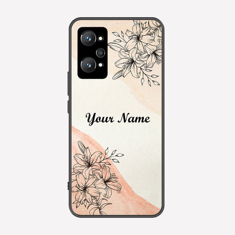 Realme GT Neo 2 Cover - Personalized Name Series - Premium Printed Metal soft Bumper shock Proof Case