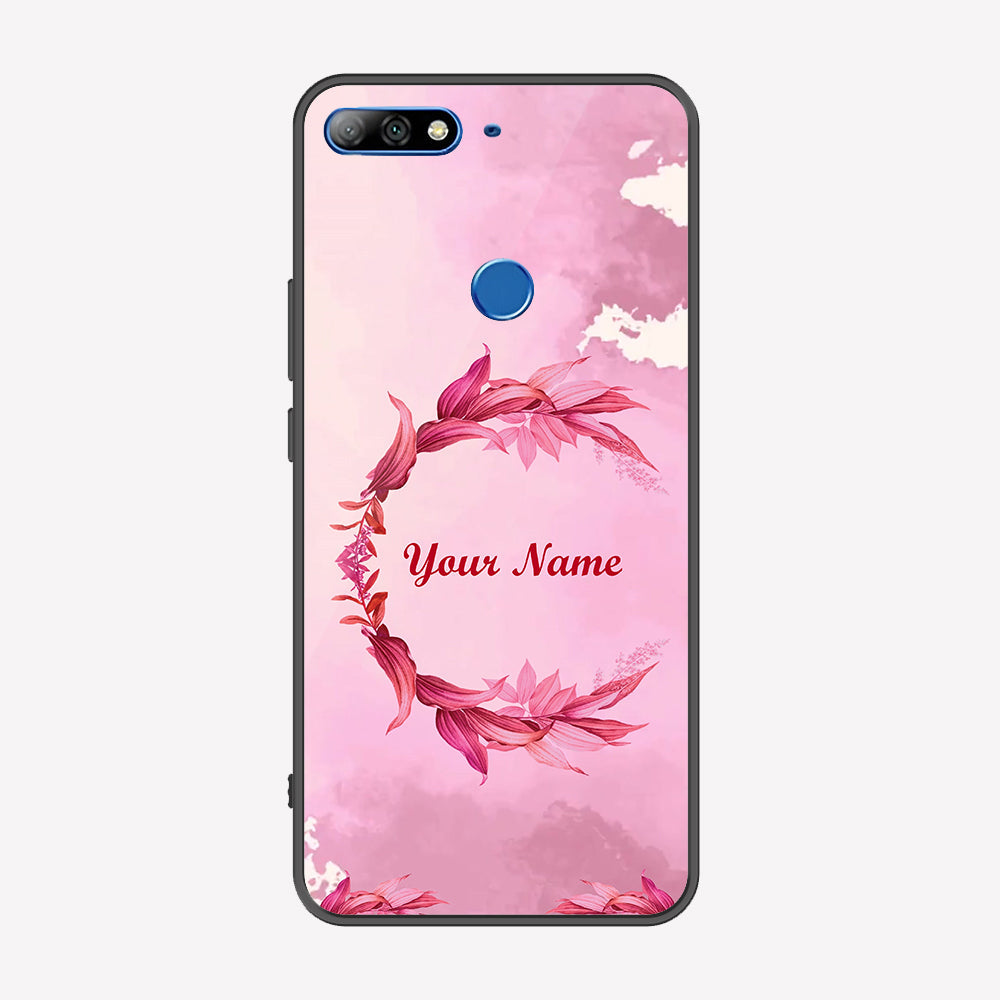 Huawei Honor 7C Cover - Personalized Name Series - Premium Printed Metal soft Bumper shock Proof Case