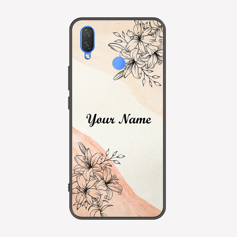 Huawei Honor 8C Cover - Personalized Name Series - Premium Printed Metal soft Bumper shock Proof Case