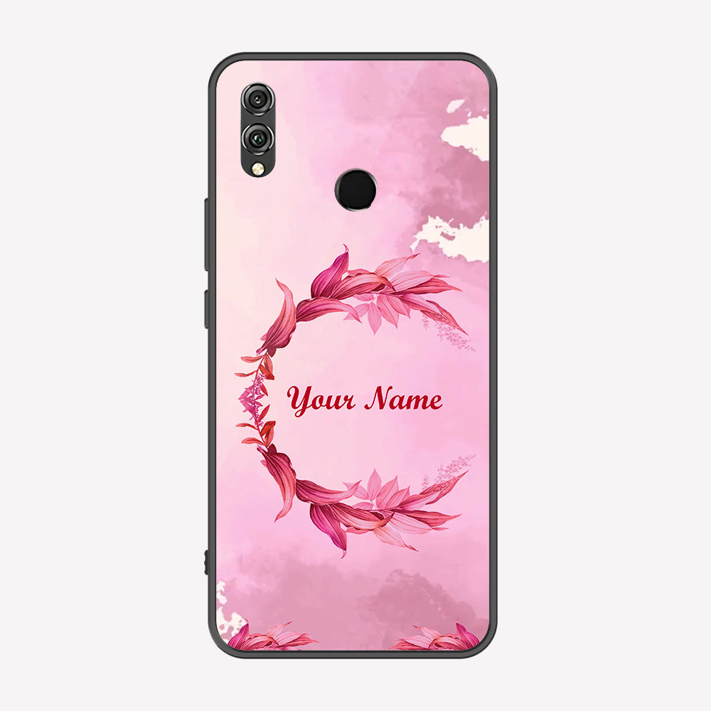 Huawei Honor 8X Cover - Personalized Name Series - Premium Printed Metal soft Bumper shock Proof Case