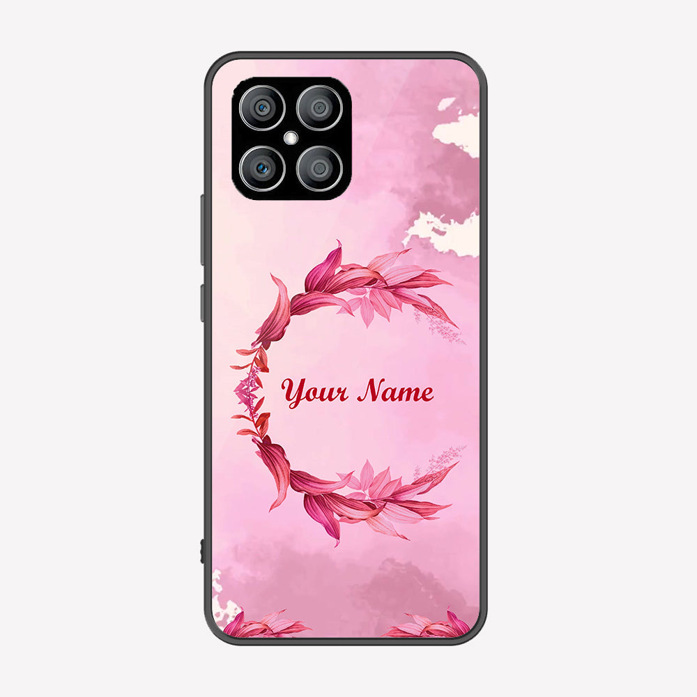 Honor X8 Cover - Personalized Name Series - Premium Printed Metal soft Bumper shock Proof Case