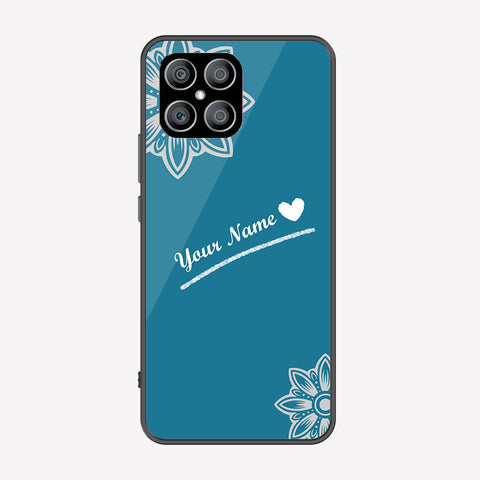 Honor X8 Cover - Personalized Name Series - Premium Printed Metal soft Bumper shock Proof Case