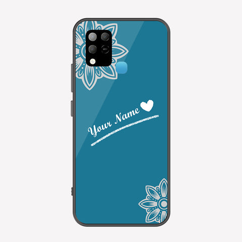 Infinix Hot 10T Cover - Personalized Name Series - Premium Printed Metal soft Bumper shock Proof Case