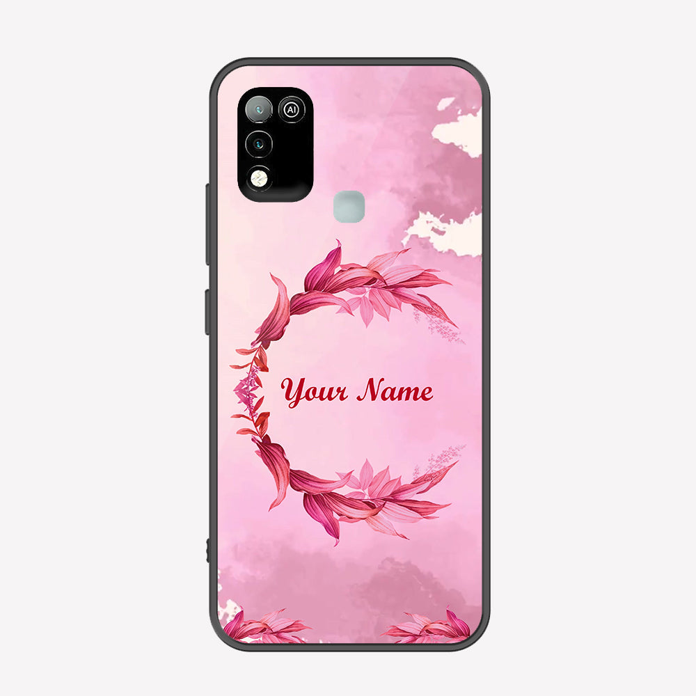 Infinix Hot 10 Play Cover - Personalized Name Series - Premium Printed Metal soft Bumper shock Proof Case