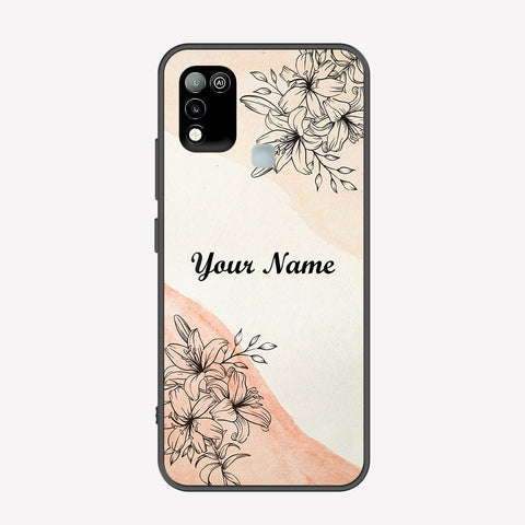 Infinix Hot 11 Play Cover - Personalized Name Series - Premium Printed Metal soft Bumper shock Proof Case