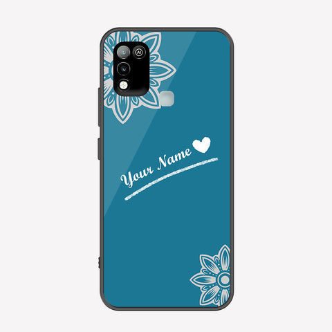 Infinix Hot 9 Play Cover - Personalized Name Series - Premium Printed Metal soft Bumper shock Proof Case
