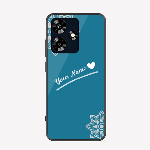 Infinix Hot 30 Cover - Personalized Name Series - Premium Printed Metal soft Bumper shock Proof Case