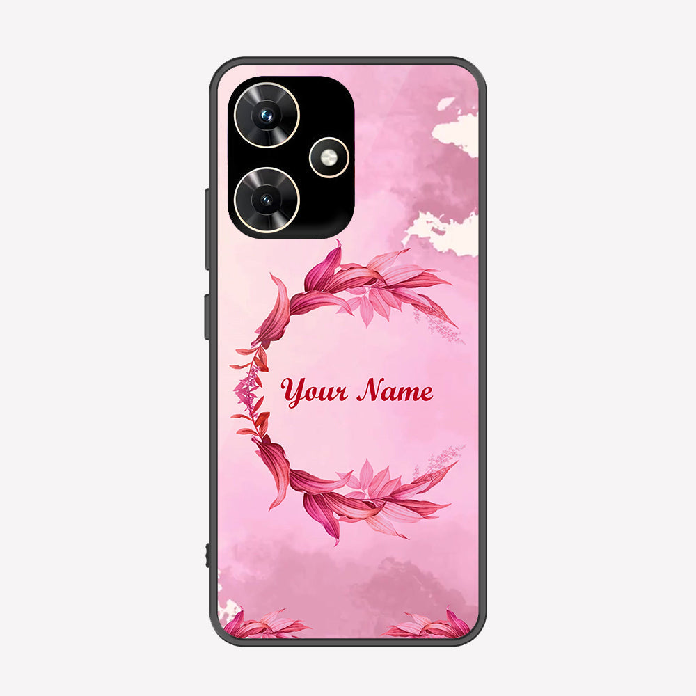 Infinix Hot 30i Cover - Personalized Name Series - Premium Printed Metal soft Bumper shock Proof Case