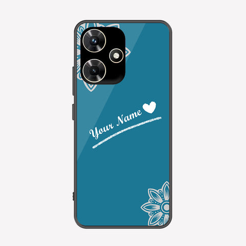 Infinix Hot 30i Cover - Personalized Name Series - Premium Printed Metal soft Bumper shock Proof Case