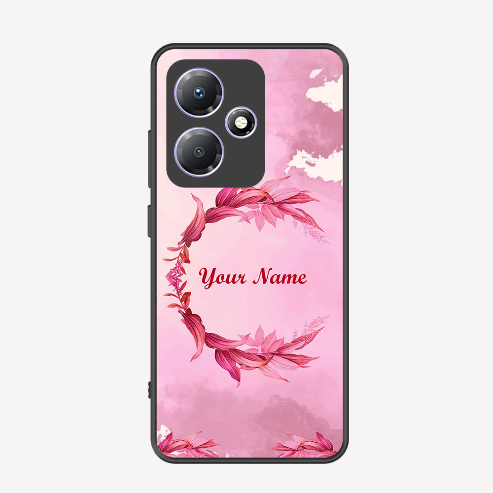 Infinix Hot 30 Play Cover - Personalized Name Series - Premium Printed Metal soft Bumper shock Proof Case