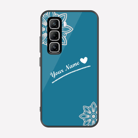 Infinix Hot 50 4G Cover - Personalized Name Series - Premium Printed Metal soft Bumper shock Proof Case