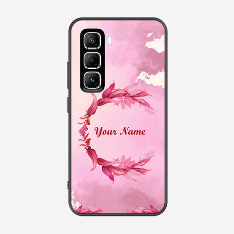 Infinix Hot 50 Pro Plus Cover - Personalized Name Series - Premium Printed Metal soft Bumper shock Proof Case