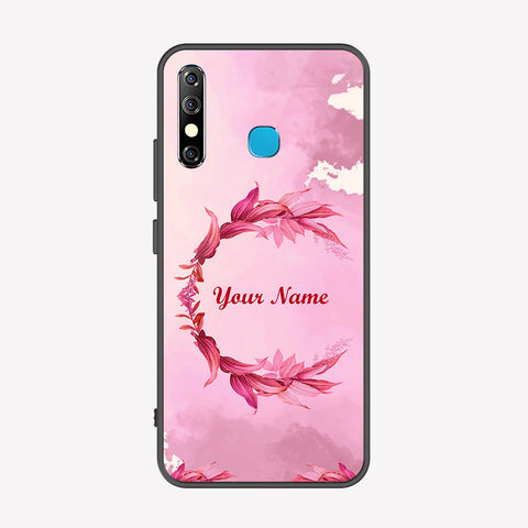 Tecno Spark 4 Cover - Personalized Name Series - Premium Printed Metal soft Bumper shock Proof Case