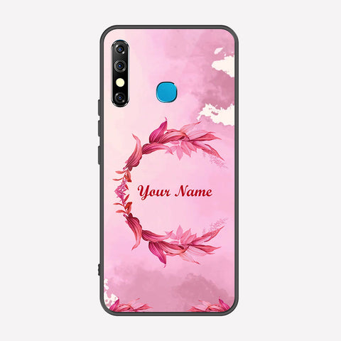 Tecno Spark 4 Cover - Personalized Name Series - Premium Printed Metal soft Bumper shock Proof Case