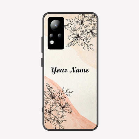 Infinix Note 11 Cover - Personalized Name Series - Premium Printed Metal soft Bumper shock Proof Case