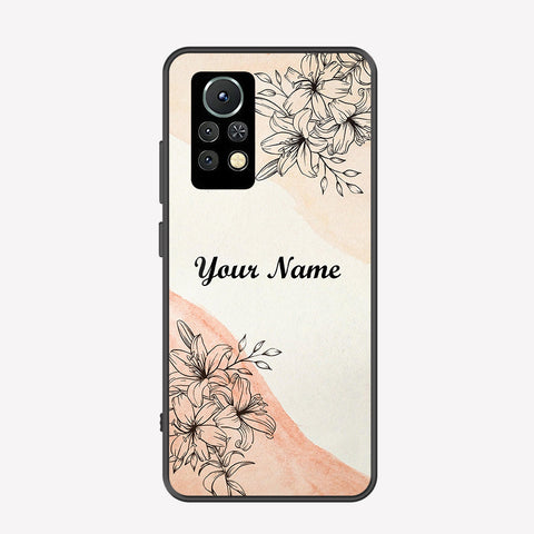 Infinix Note 12 Cover - Personalized Name Series - Premium Printed Metal soft Bumper shock Proof Case