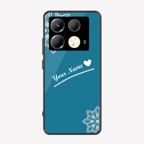 Infinix Note 40 Pro Plus Cover - Personalized Name Series - Premium Printed Metal soft Bumper shock Proof Case