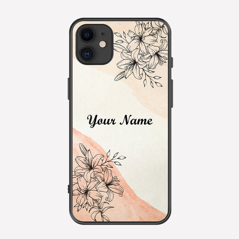 iPhone 11 Cover - Personalized Name Series - Premium Printed Metal soft Bumper shock Proof Case