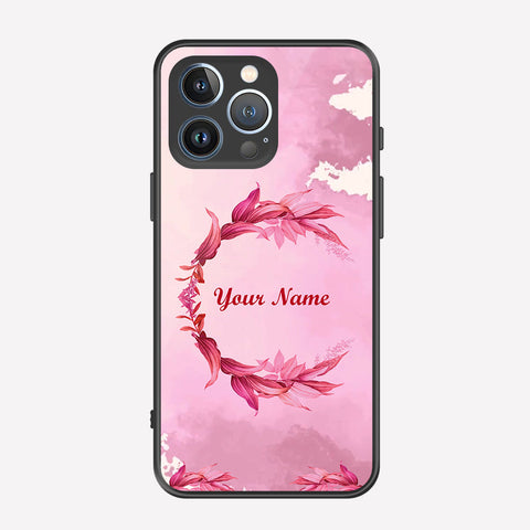 iPhone 13 Pro Cover - Personalized Name Series - Premium Printed Metal soft Bumper shock Proof Case