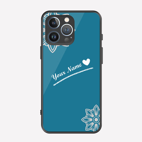 iPhone 13 Pro Max Cover - Personalized Name Series - Premium Printed Metal soft Bumper shock Proof Case