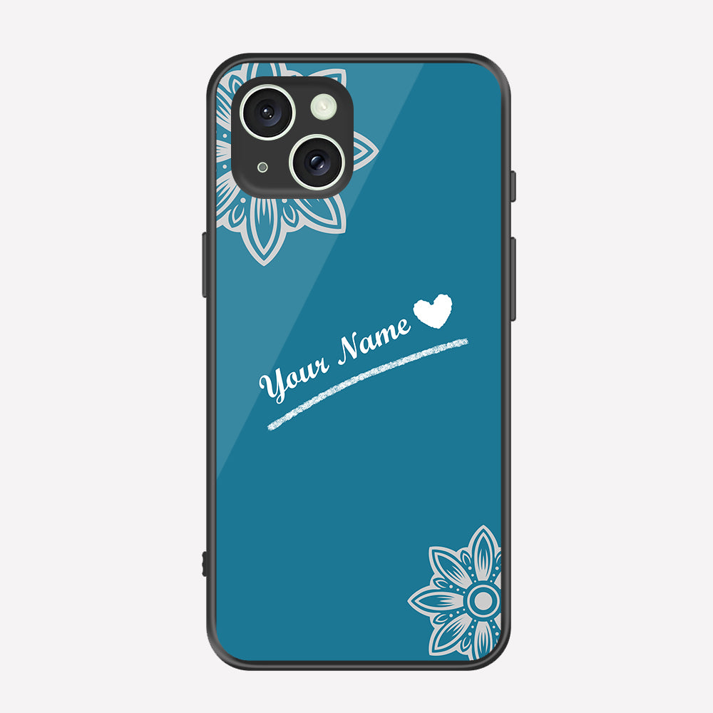 iPhone 14 Cover - Personalized Name Series - Premium Printed Metal soft Bumper shock Proof Case