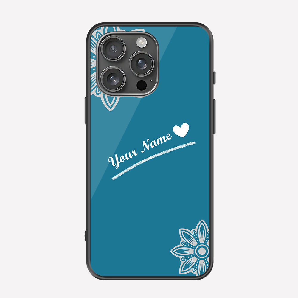 iPhone 14 Pro Cover - Personalized Name Series - Premium Printed Metal soft Bumper shock Proof Case