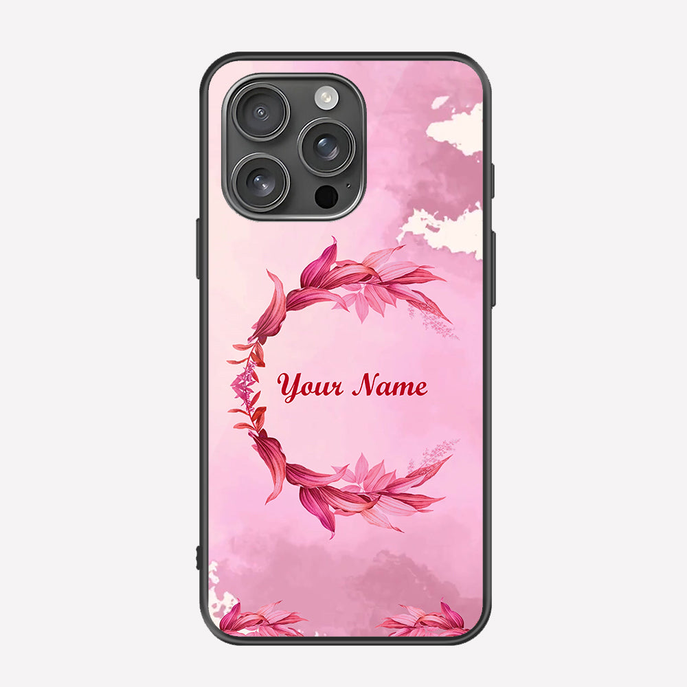 iPhone 15 Pro Cover - Personalized Name Series - Premium Printed Metal soft Bumper shock Proof Case