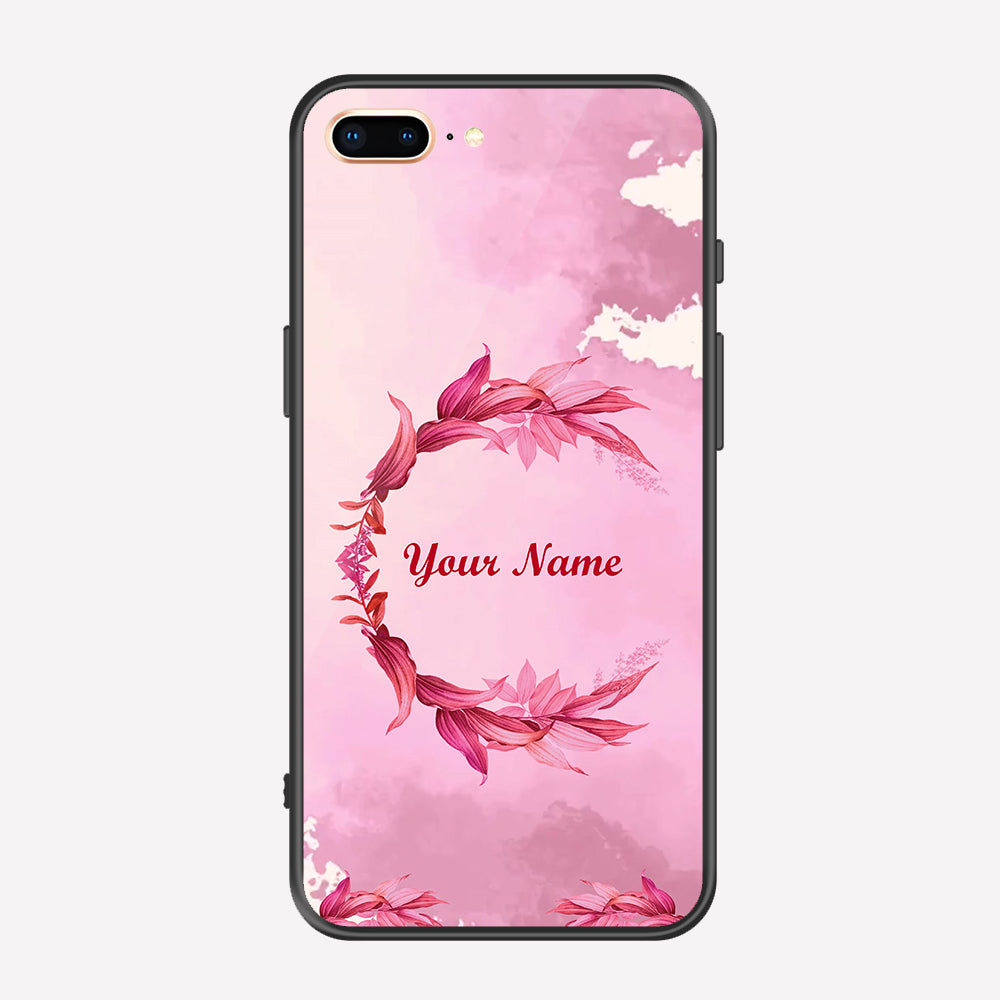 iPhone 8 Plus / 7 Plus Cover - Personalized Name Series - Premium Printed Metal soft Bumper shock Proof Case