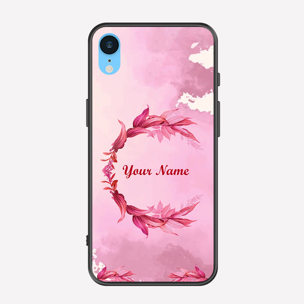 iPhone XR Cover - Personalized Name Series - Premium Printed Metal soft Bumper shock Proof Case