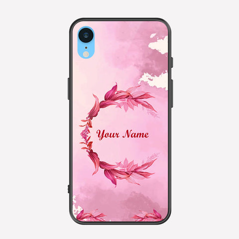 iPhone XR Cover - Personalized Name Series - Premium Printed Metal soft Bumper shock Proof Case