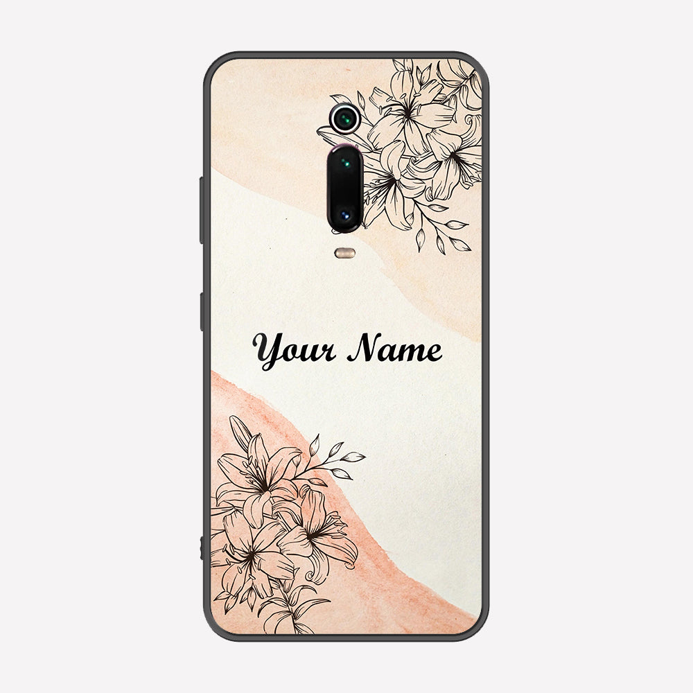 Xiaomi Redmi K20 Pro Cover - Personalized Name Series - Premium Printed Metal soft Bumper shock Proof Case
