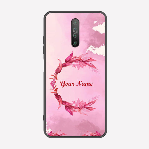 Xiaomi Redmi K30 Cover - Personalized Name Series - Premium Printed Metal soft Bumper shock Proof Case