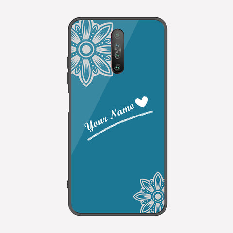 Xiaomi Redmi K30 Cover - Personalized Name Series - Premium Printed Metal soft Bumper shock Proof Case