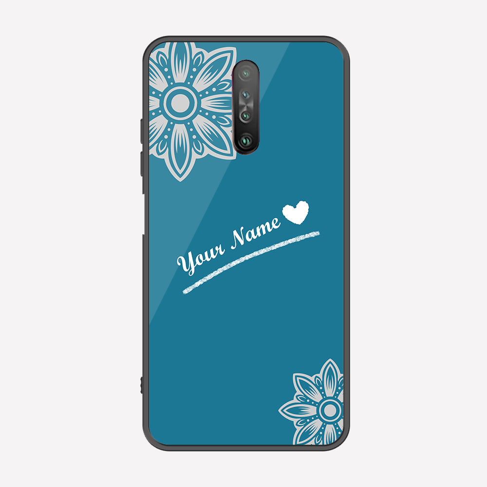 Xiaomi Redmi K30 Cover - Personalized Name Series - Premium Printed Metal soft Bumper shock Proof Case