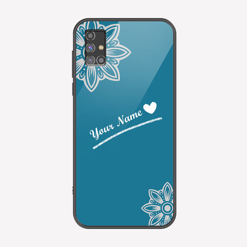 Samsung Galaxy M31s Cover - Personalized Name Series - Premium Printed Metal soft Bumper shock Proof Case