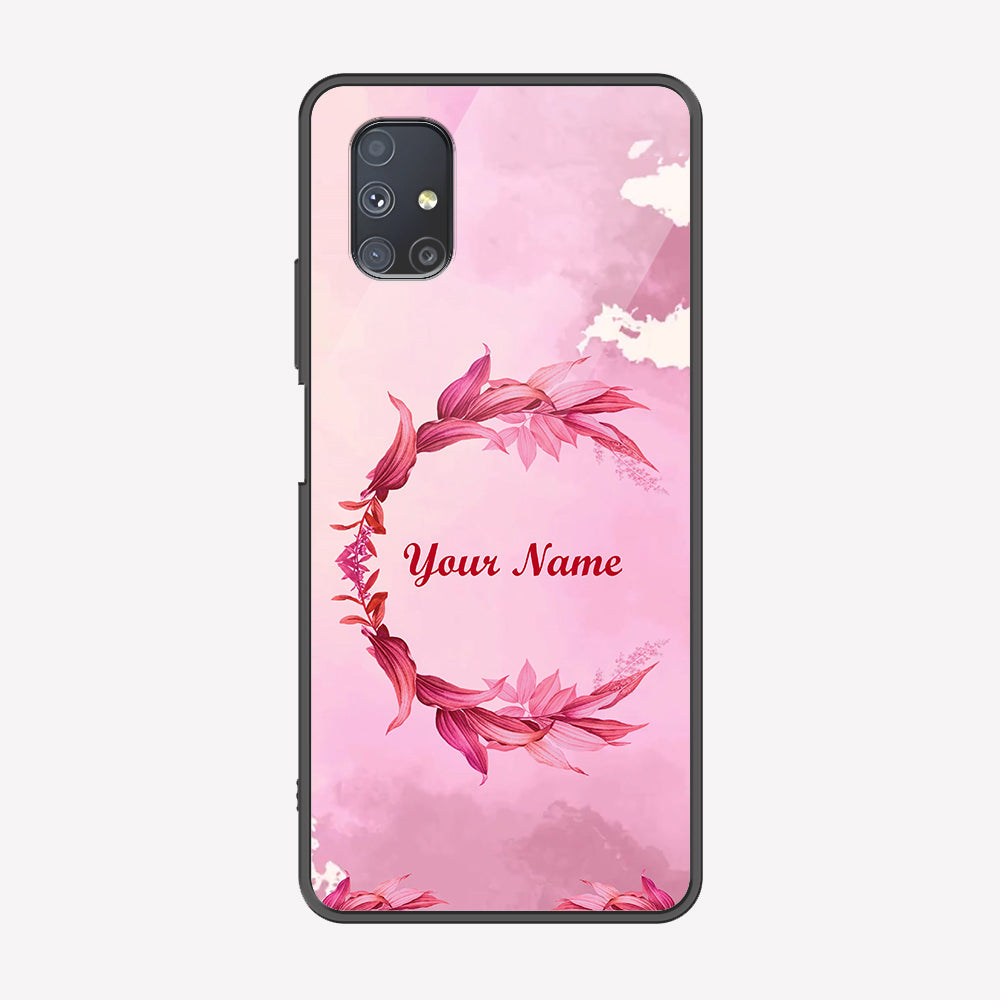 Samsung Galaxy M51 Cover - Personalized Name Series - Premium Printed Metal soft Bumper shock Proof Case