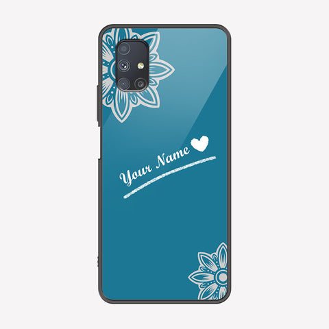 Samsung Galaxy M51 Cover - Personalized Name Series - Premium Printed Metal soft Bumper shock Proof Case
