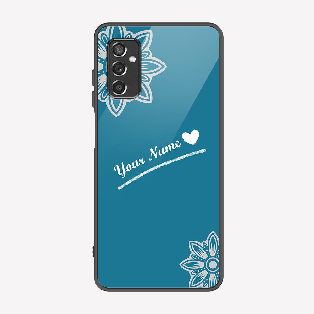 Samsung Galaxy M52 5G Cover - Personalized Name Series - Premium Printed Metal soft Bumper shock Proof Case