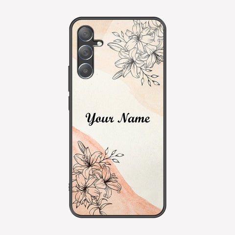 Samsung Galaxy M54 Cover - Personalized Name Series - Premium Printed Metal soft Bumper shock Proof Case
