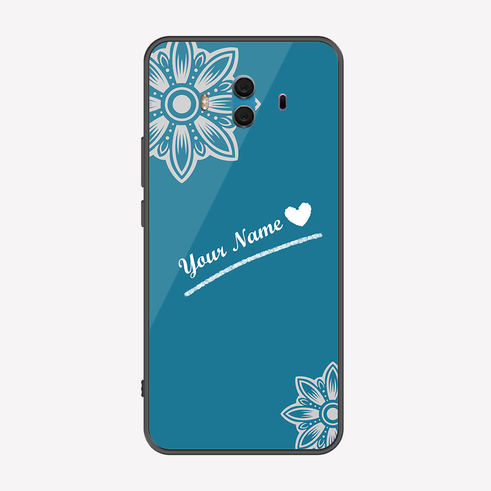 Huawei Mate 10 Cover - Personalized Name Series - Premium Printed Metal soft Bumper shock Proof Case